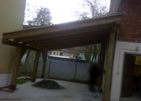 Esempio di garage in spazi ristretti