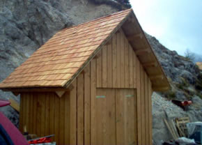 Struttura ultimata sul monte Lussari